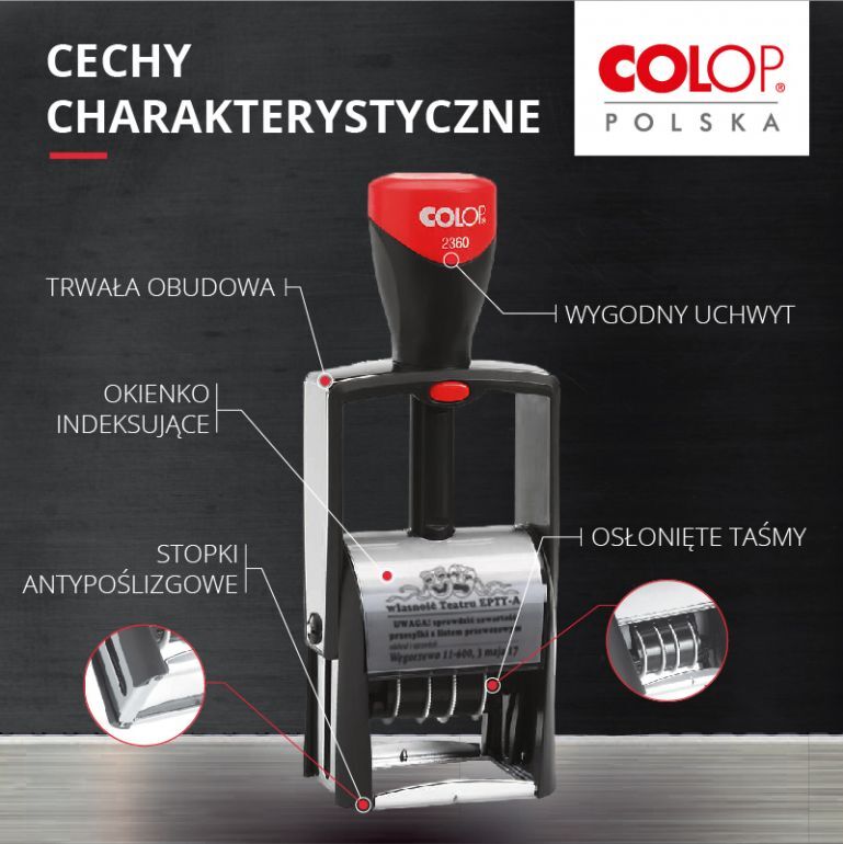 Cechy charakterystyczne pieczatek Classic Line