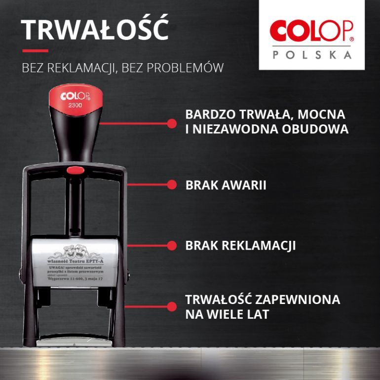 Niezawodna obudowa pieczatek Classic Line